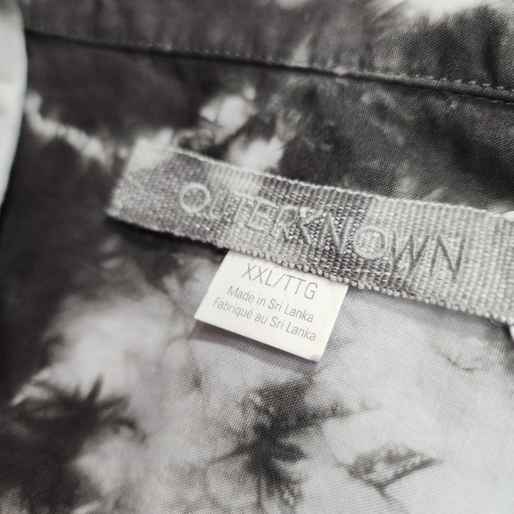 Outerknown BBQ Shirt in Galaxy Men's Button Up Short Sleeve Size XXL NWT - Picture 3 of 6